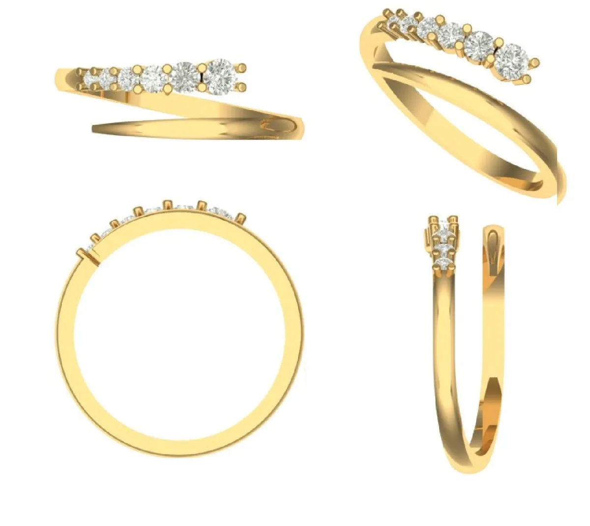 Round Diamond Fashion Band 
